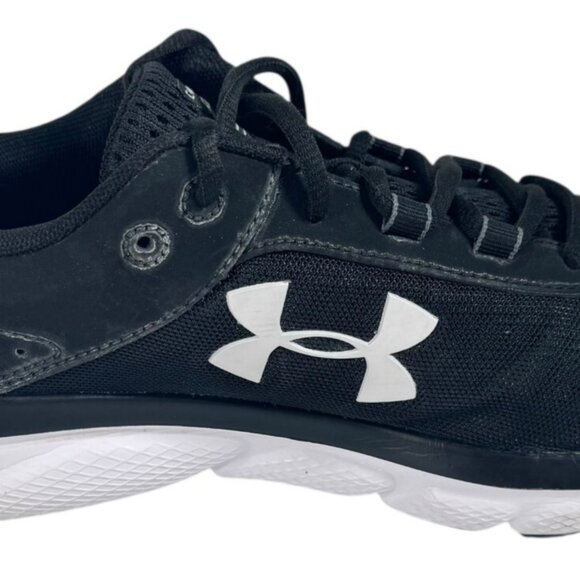 Under Armour Mens Size 10 Charged Assert 8 3021952-001 Running Shoes - Black - Picture 8 of 10